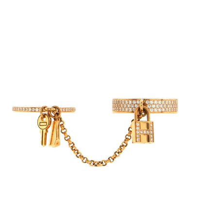 [Vintora]HM KELLY CLOCHETTE DOUBLE RING IN  WITH DIAMONDS