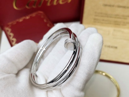 [Vintora]JUSTE BRACELET 3.5MM DOUBLE ROW DIAMOND