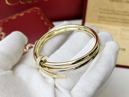[Vintora]JUSTE BRACELET 3.5MM DOUBLE ROW DIAMOND