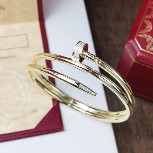 [Vintora]JUSTE BRACELET 3.5MM DOUBLE ROW DIAMOND
