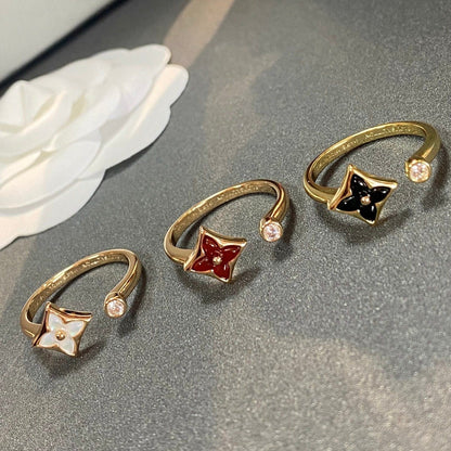 [Vintora]STAR 1 DIAMOND OPEN RING