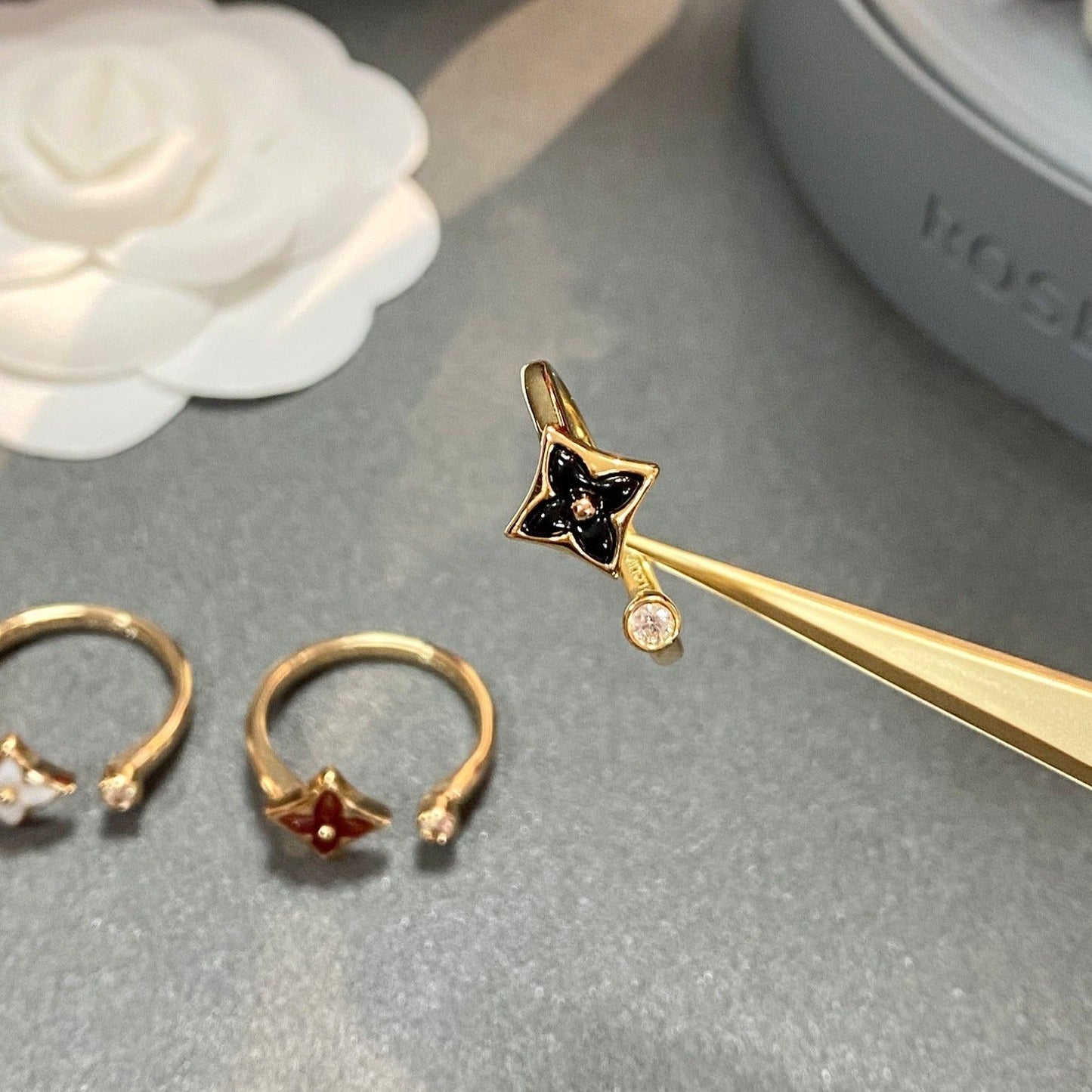 [Vintora]STAR 1 DIAMOND OPEN RING