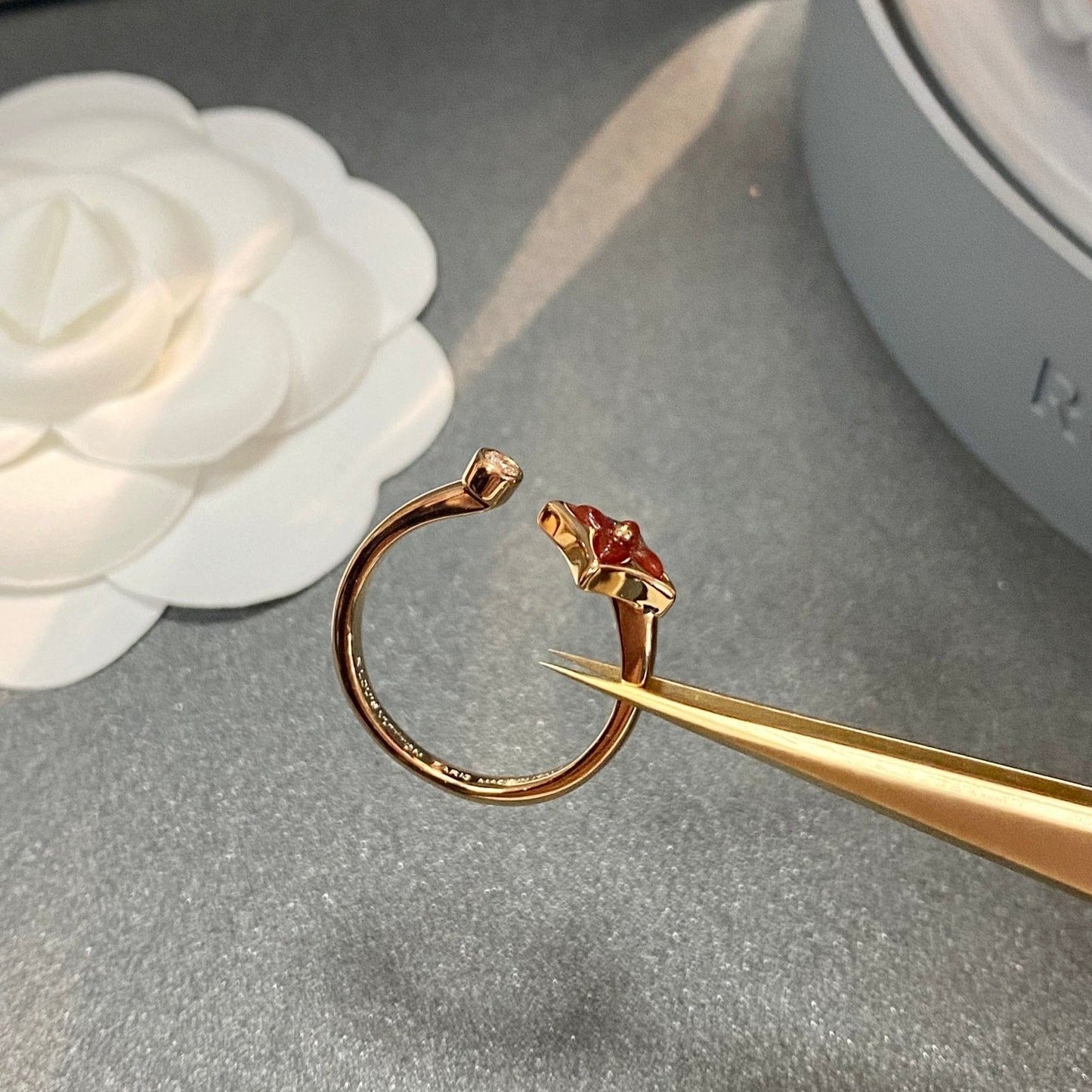[Vintora]STAR 1 DIAMOND OPEN RING