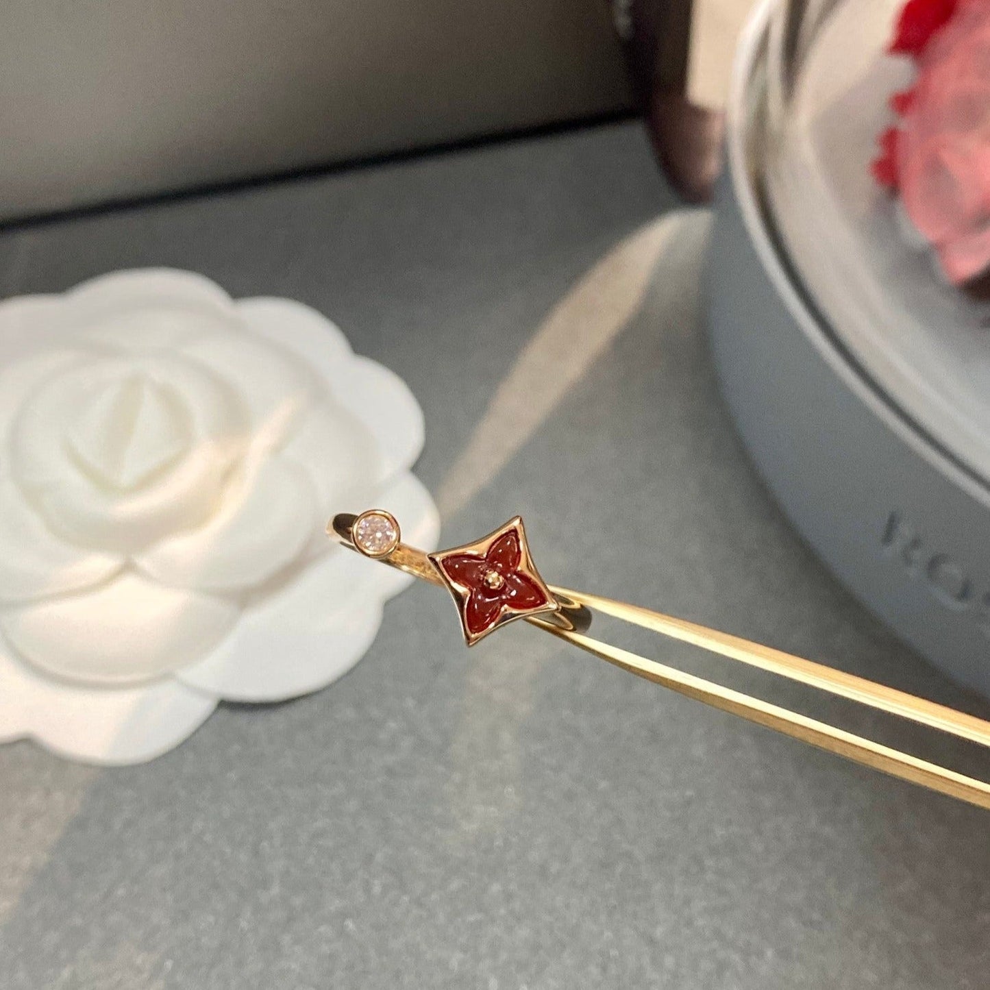 [Vintora]STAR 1 DIAMOND OPEN RING