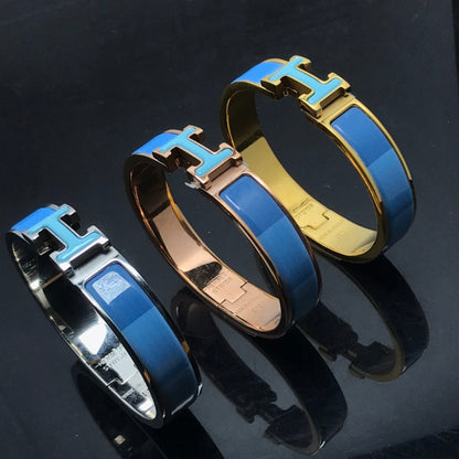 [Vintora]H BRACELET BLUE RAINBOW CERAMIC