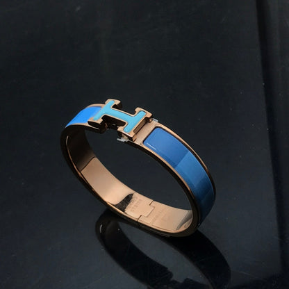 [Vintora]H BRACELET BLUE RAINBOW CERAMIC