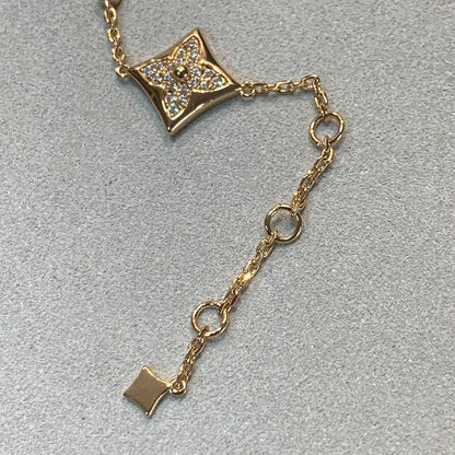 [Vintora]STAR AND SUN 4 MOTIFS GOLD DIAMONDS BRACELET