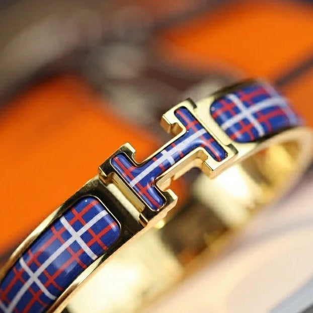 [Vintora]H TARTAN BRACELET 12MM