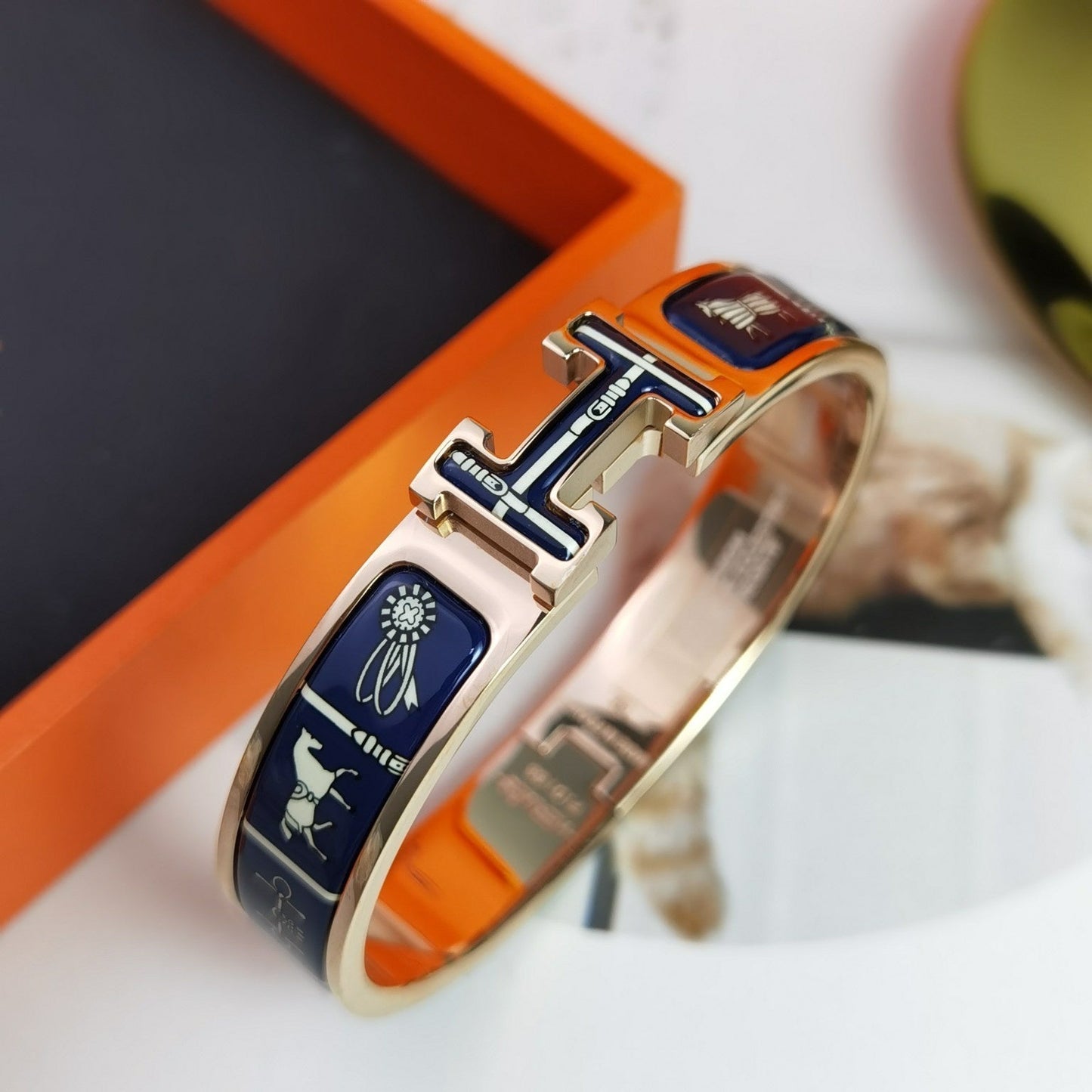 [Vintora]H COUVERTURES DARK BLUE BRACELET