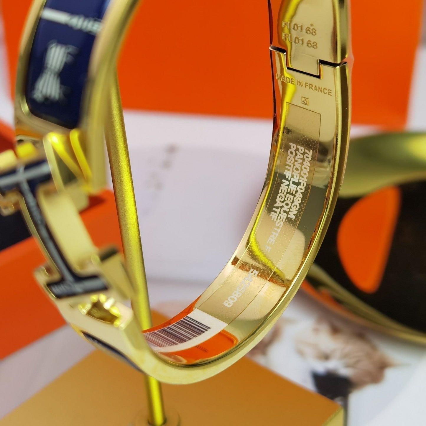 [Vintora]H COUVERTURES DARK BLUE BRACELET