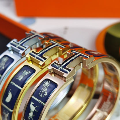 [Vintora]H COUVERTURES DARK BLUE BRACELET