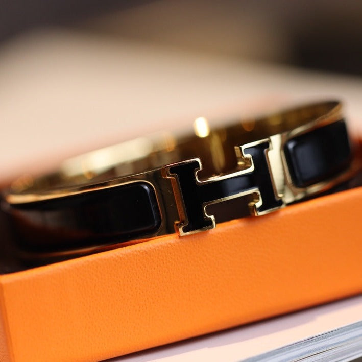 [Vintora]H BRACELET 12MM GOLD