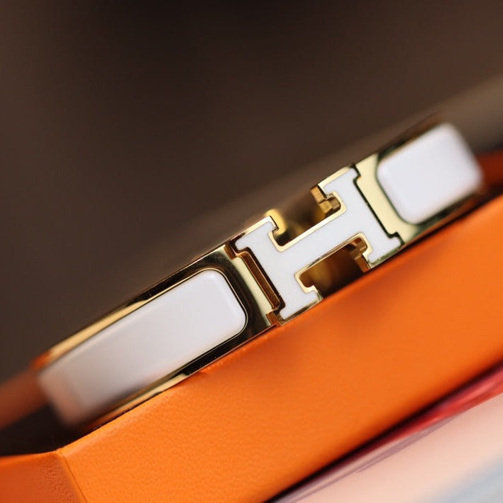 [Vintora]H BRACELET 12MM GOLD