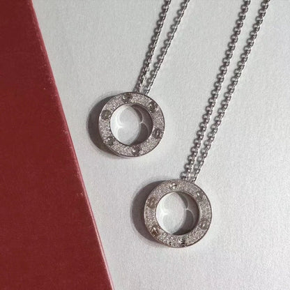 [Vintora]LOVE NECKLACE ADJUSTABLE SILVER