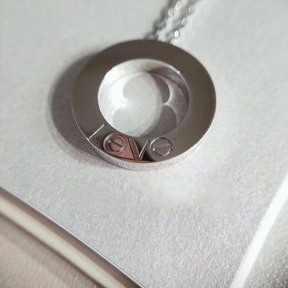 [Vintora]LOVE NECKLACE ADJUSTABLE SILVER