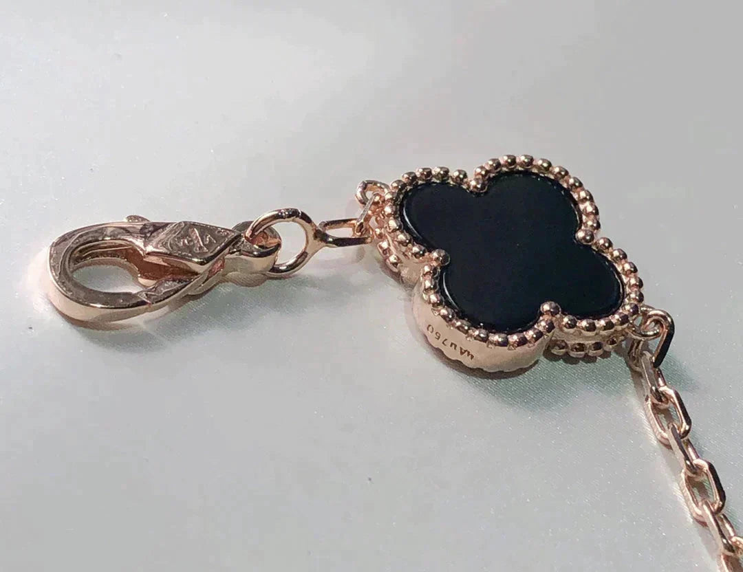 [Vintora]CLOVER 5 MOTIFS MULTICOLOR BRACELET
