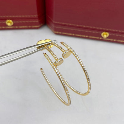 [Vintora]JUSTE EARRINGS FULL DIAMONDS 1.8MM