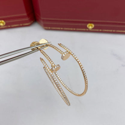 [Vintora]JUSTE EARRINGS FULL DIAMONDS 1.8MM