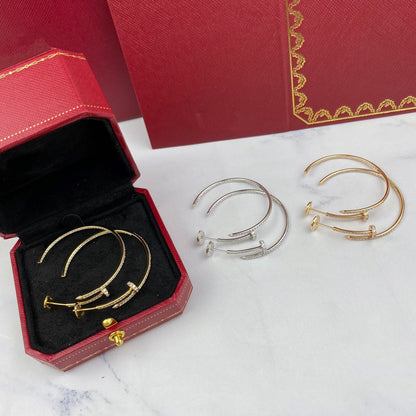 [Vintora]JUSTE EARRINGS FULL DIAMONDS 1.8MM