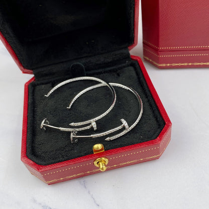 [Vintora]JUSTE EARRINGS FULL DIAMONDS 1.8MM