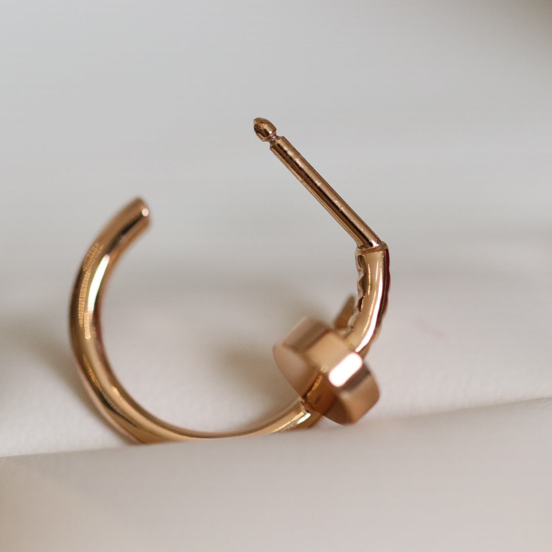[Vintora]JUSTE EARRINGS PINK GOLD