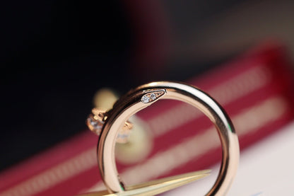 [Vintora]JUSTE RING 2.65MM PINK GOLD DIAMOND