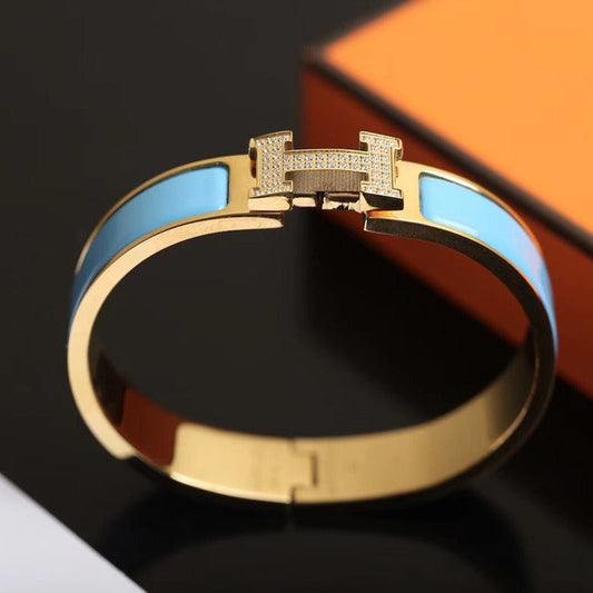 [Vintora]H CLOUD BLUE BRACELET GOLD DIAMOND