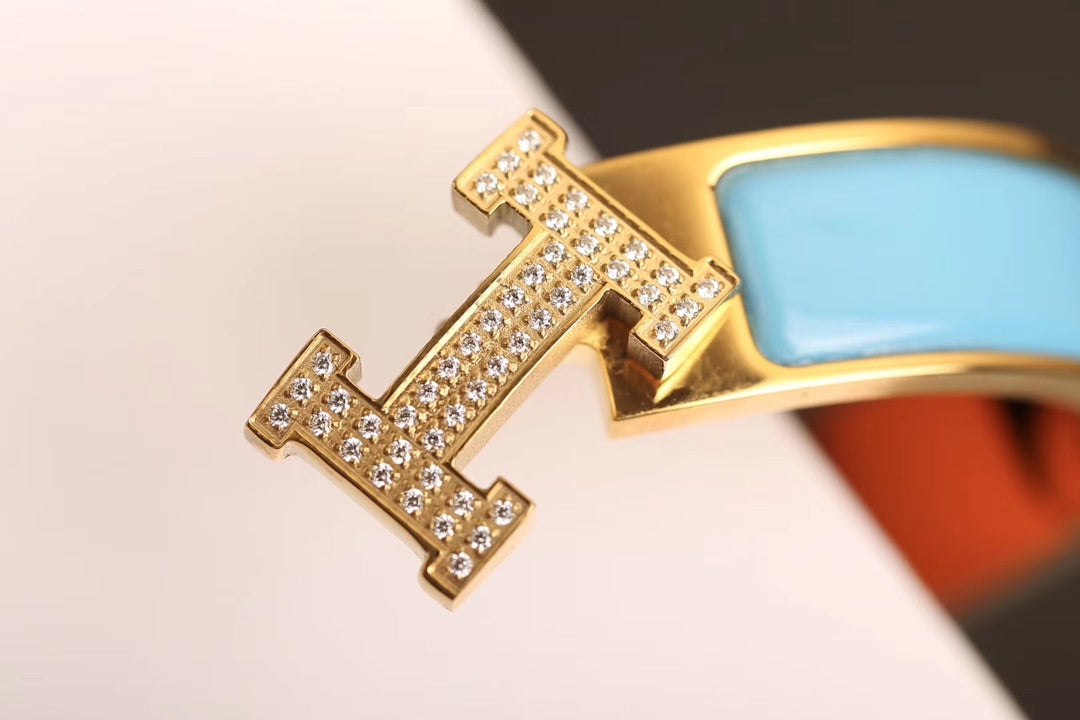 [Vintora]H CLOUD BLUE BRACELET GOLD DIAMOND