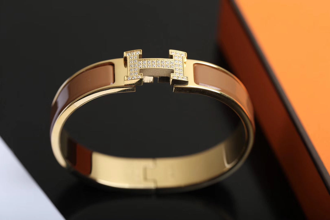 [Vintora]H BRACELET GOLD DIAMOND