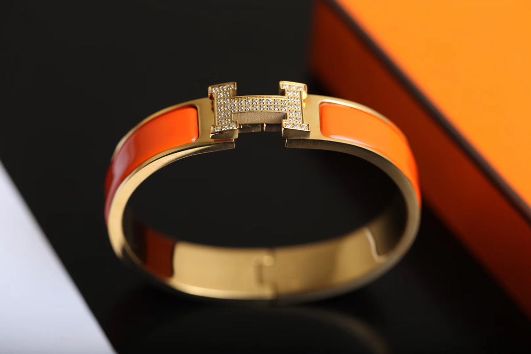 [Vintora]H BRACELET GOLD DIAMOND