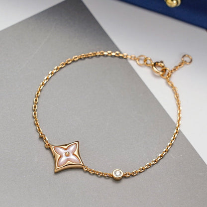 [Vintora]STAR 1 DIAMOND PINK GOLD BRACELET