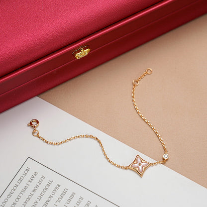 [Vintora]STAR 1 DIAMOND PINK GOLD BRACELET