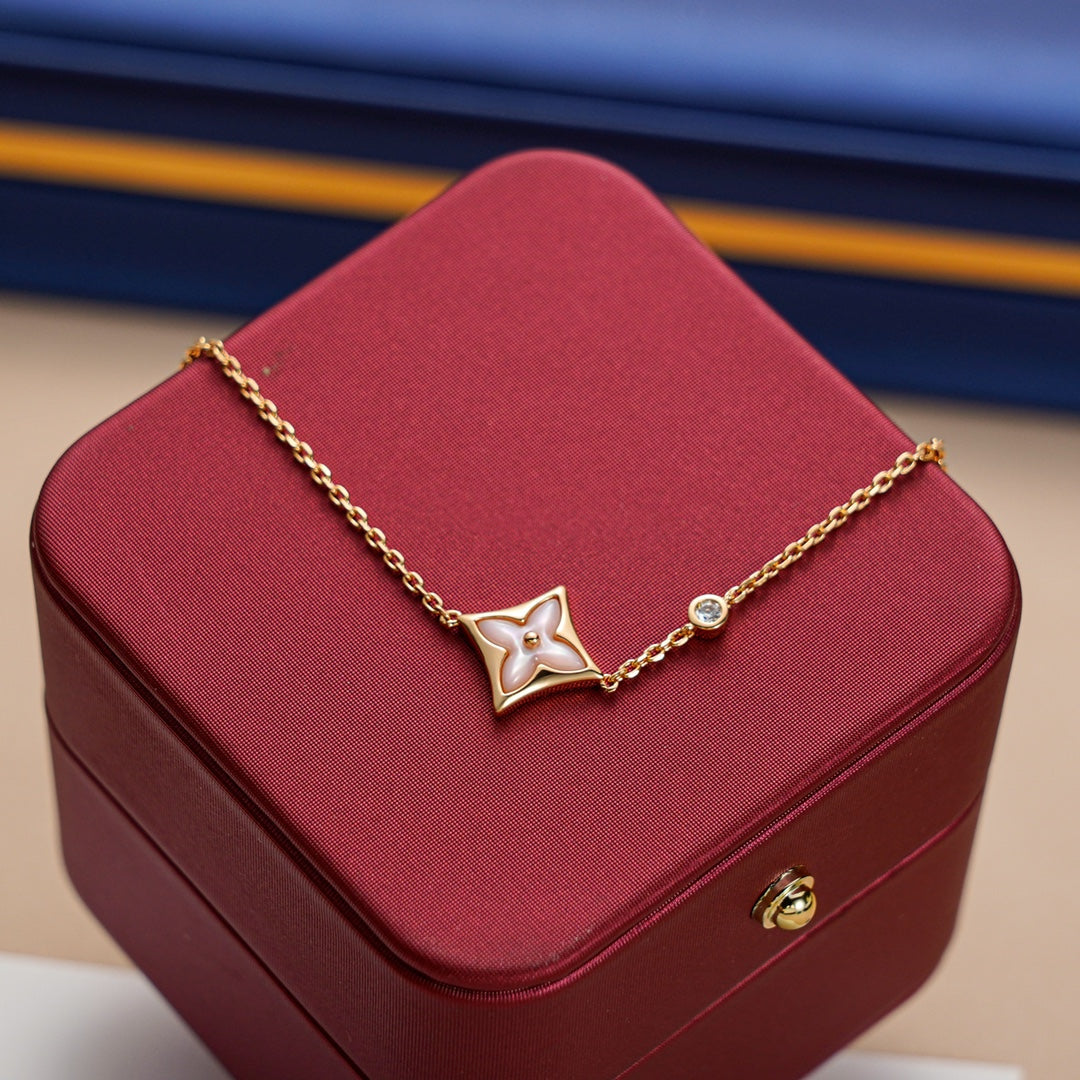 [Vintora]STAR 1 DIAMOND PINK GOLD BRACELET