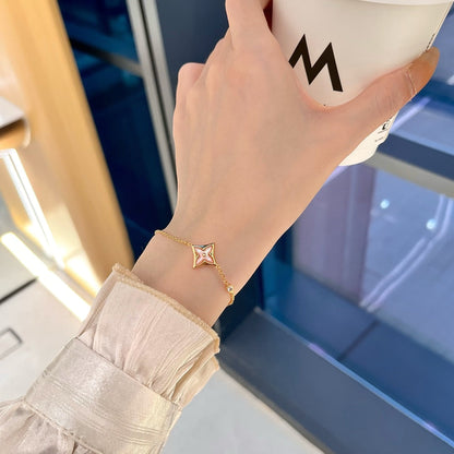 [Vintora]STAR 1 DIAMOND PINK GOLD BRACELET