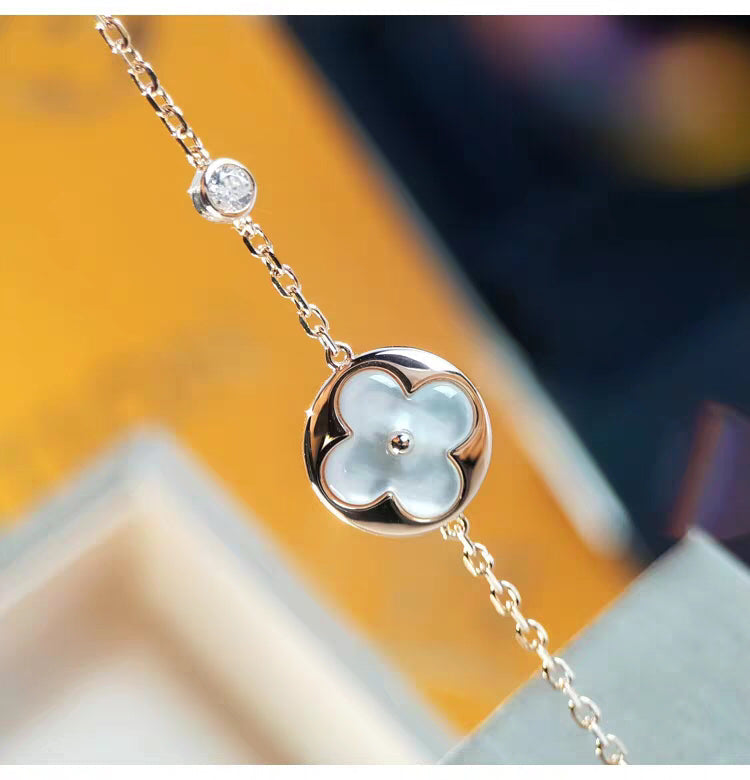[Vintora]SUN MOP GOLD 1 DIAMOND NECKLACE