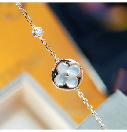 [Vintora]SUN MOP GOLD 1 DIAMOND NECKLACE