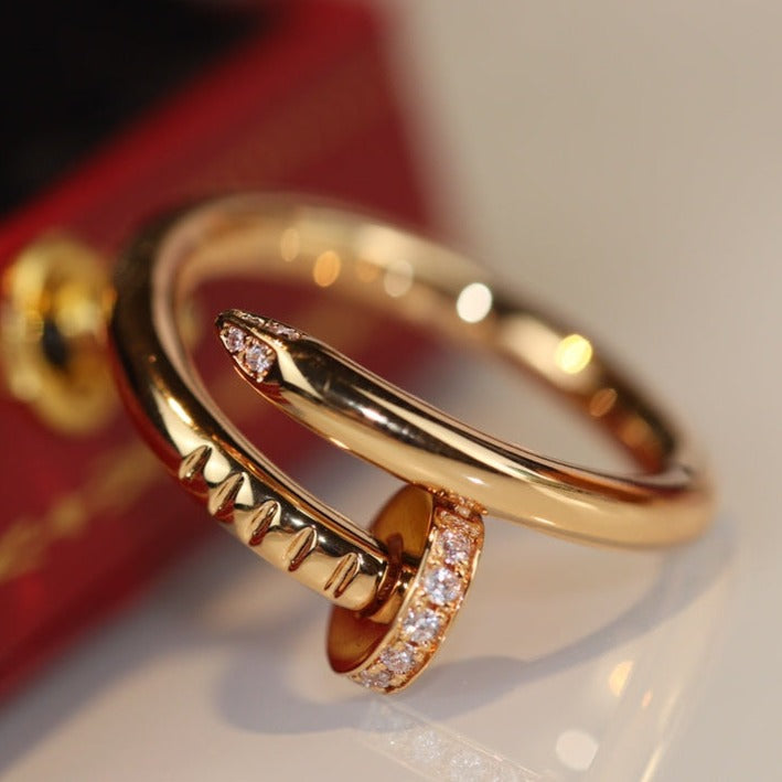 [Vintora]JUSTE RING 2.65MM GOLD DIAMOND