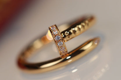 [Vintora]JUSTE RING 2.65MM GOLD DIAMOND