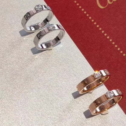 [Vintora]LOVE RING 3.6MM 1 BIG DIAMOND