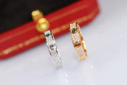 [Vintora]LOVE RING 3.6MM DIAMOND PAVED