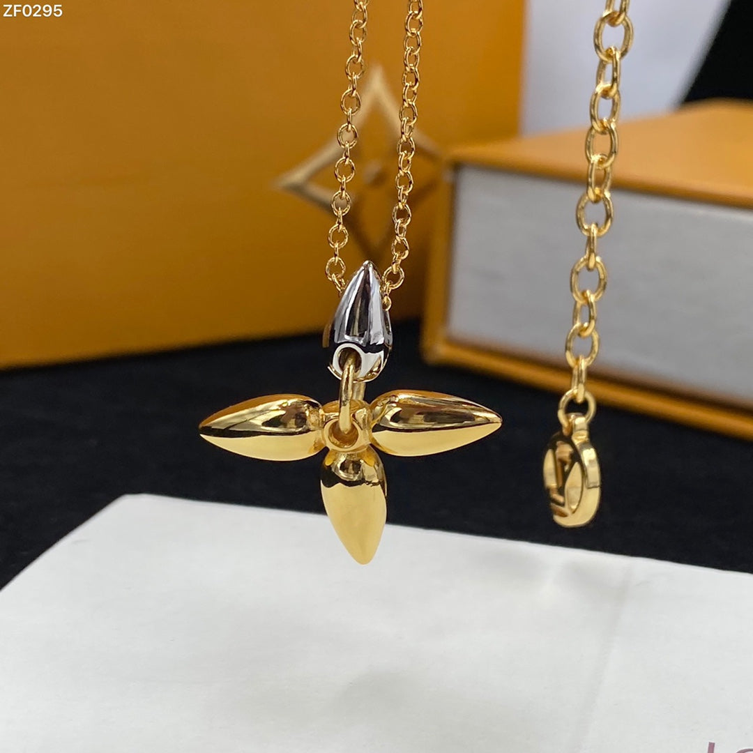 [Vintora]LOUISETTE PEDANT GOLD NECKLACE