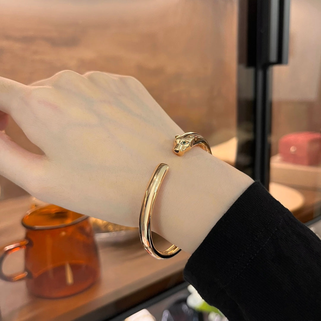 [Vintora]PANTHERE GOLD OPEN BRACELET