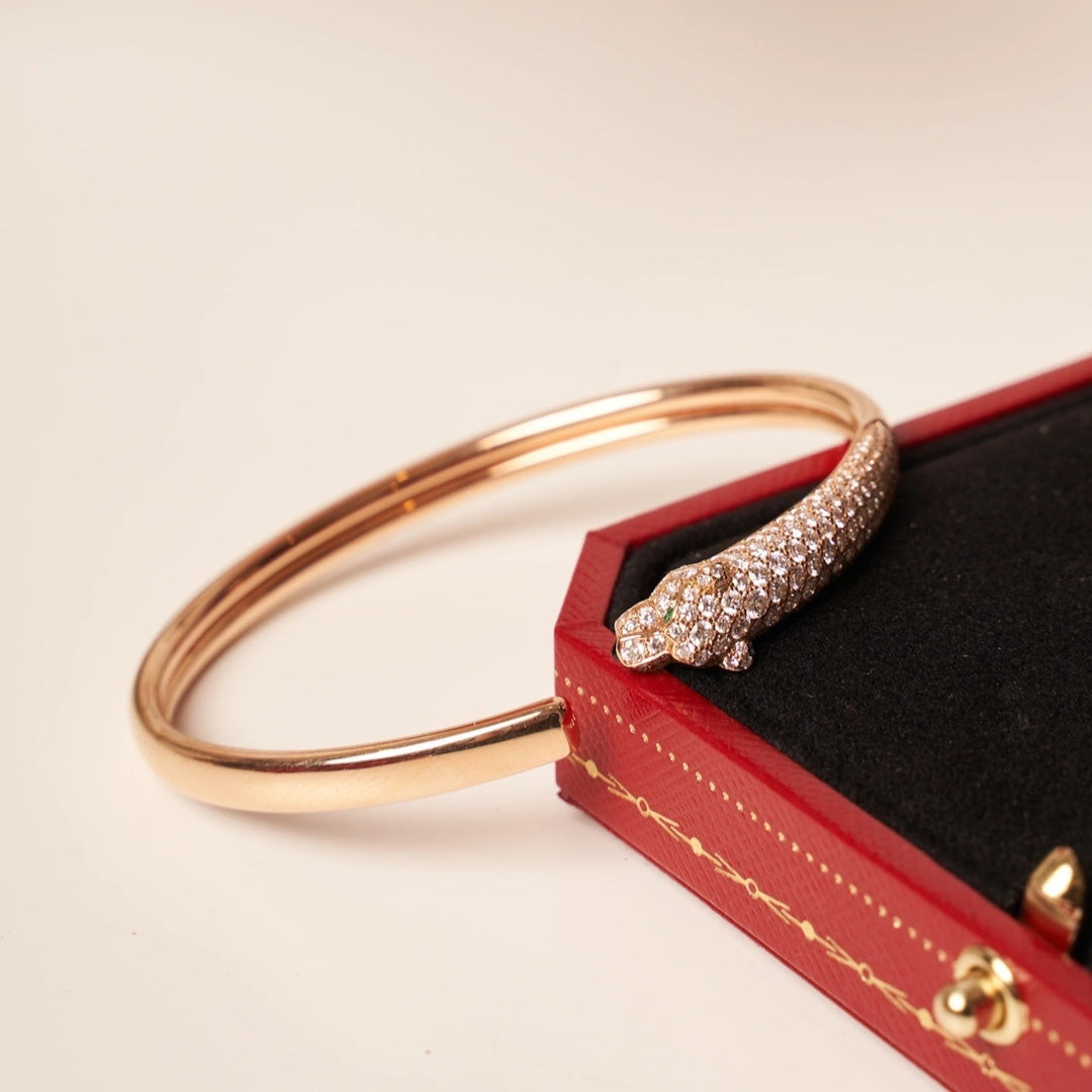 [Vintora]PANTHERE Vintora GOLD DIAMOND OPEN BRACELET