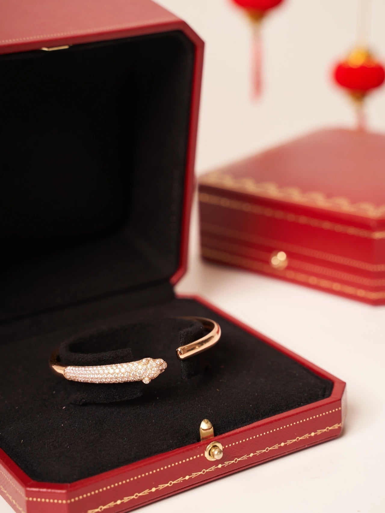 [Vintora]PANTHERE Vintora GOLD DIAMOND OPEN BRACELET