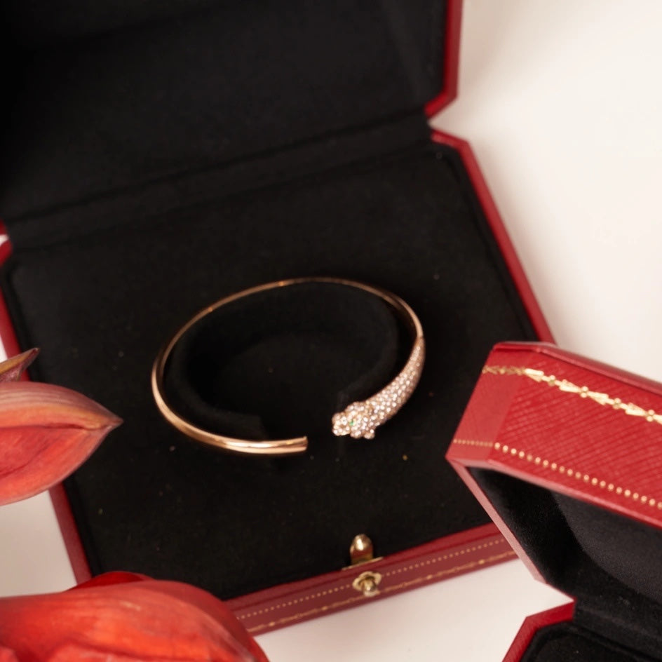 [Vintora]PANTHERE Vintora GOLD DIAMOND OPEN BRACELET