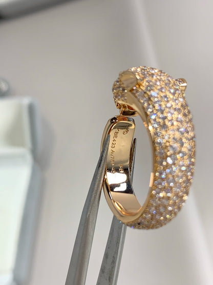 [Vintora]PANTHERE PINK GOLD DIAMOND RING