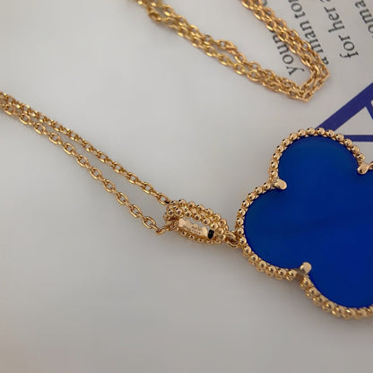 [Vintora]CLOVER 25MM NECKLACE TURQUOISE Vintora GOLD