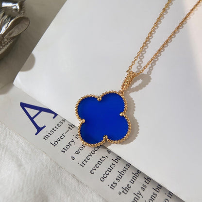 [Vintora]CLOVER 25MM NECKLACE TURQUOISE Vintora GOLD