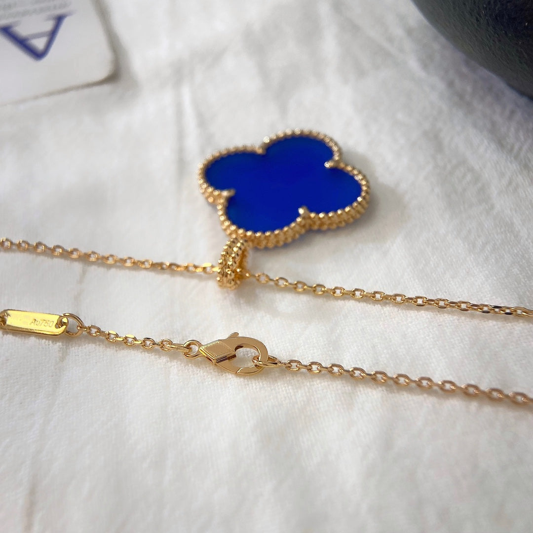 [Vintora]CLOVER 25MM NECKLACE TURQUOISE Vintora GOLD