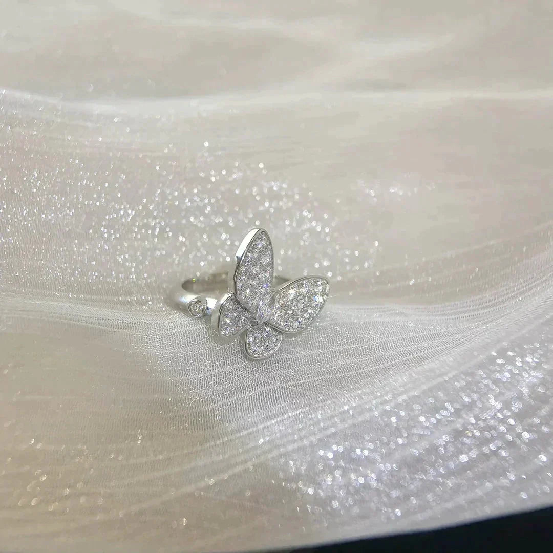 [Vintora]BUTTERFLY DIAMOND RING